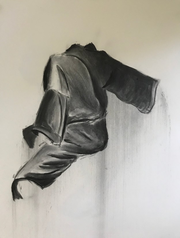Jessie's robe, charcoal
