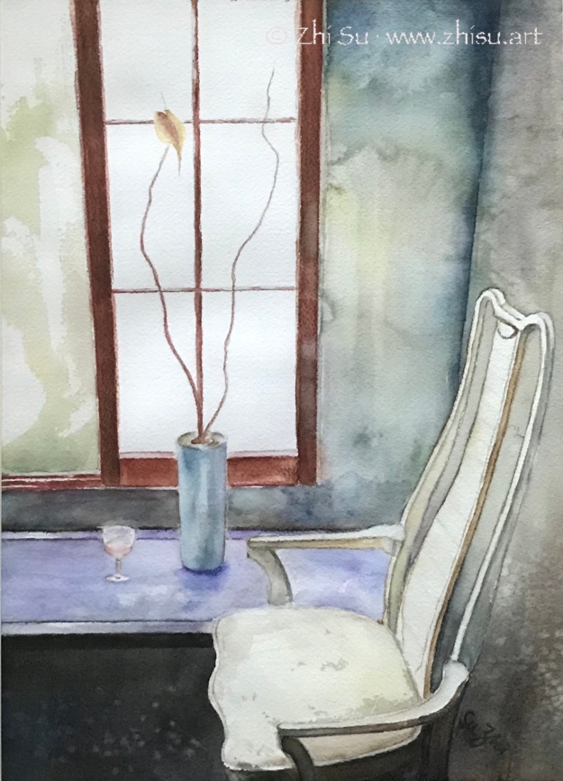 Chair, watercolor